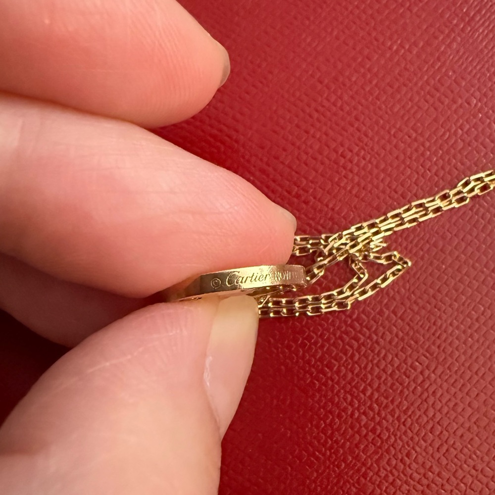 Cartier Rose Gold Love Chain Bracelet with Diamond - Picture 5 of 8
